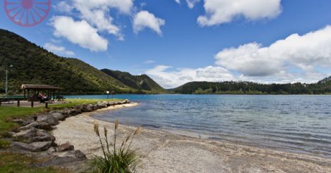 Lagos Rotorua, Tarawera, Verde e Azul