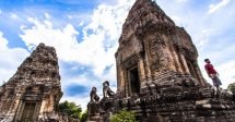 Ruínas de um dos muitos templos existentes em Angkor, no Camboja