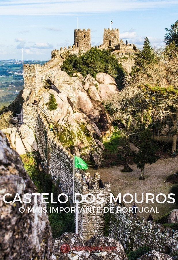 O Castelo dos Mouros em Sintra, um dos mais importantes do país e visita obrigatória a quem tenha dias sobrando em Lisboa. Fica a meia hora de trem da capital portuguesa e é repleto de história e cultura, além das melhores vistas da região.