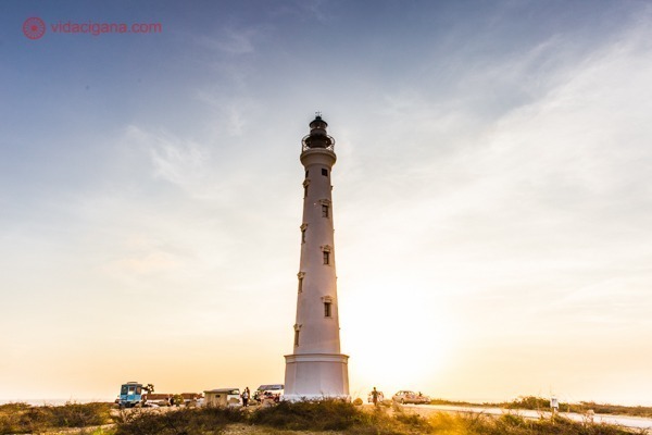 O que fazer em Aruba: Assistir o pôr do sol do California Lighthouse é marcante.