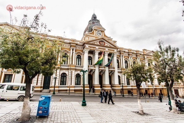 O que fazer em La Paz: O Palácio Quemado