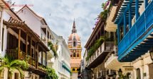 O que fazer em Cartagena das Índias, na Colômbia: As charmosas ruas da cidade colombiana.