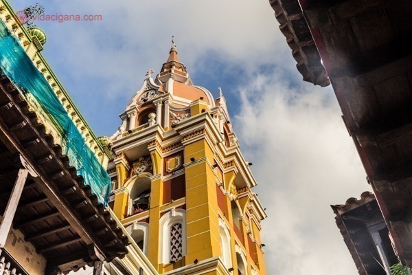 O que fazer em Cartagena: A torre da Iglesia de Santa Catalina de Alejandría