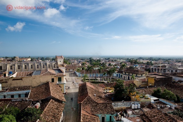 vista de trinidad, cidade colonial cubana