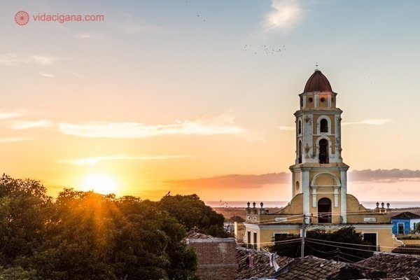 Trinidad, Cuba: A vista de Trinidad no pôr do sol