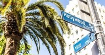 Pontos turísticos de Los Angeles: a esquina das ruas Hollywood Boulevard e Vine Street, onde fica a calçada da fama