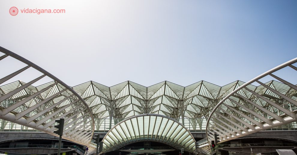 Parque das Nações, Lisboa: A linda estação Gare do Oriente, projetada por Santiago Calatrava