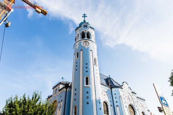 O que fazer em Bratislava: A linda Igreja Azul