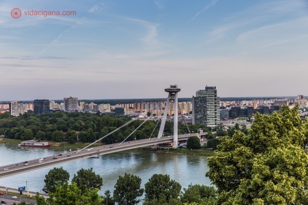 O que fazer em Bratislava: A vista do alto do Castelo de Bratislava