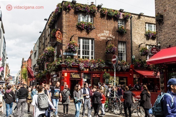 O que fazer em Dublin: A região do Temple Bar, a área mais famosa da cidade