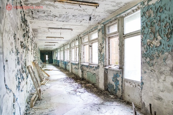 Como visitar Chernobyl: Os corredores da escola