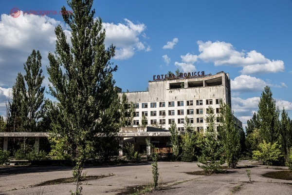 Como visitar Chernobyl: O Hotel Polissiya na Praça de Lênin, em Pripyat