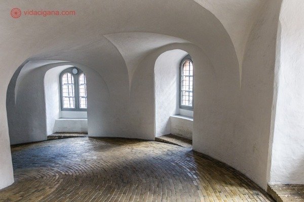 O que fazer em Copenhague: O interior da Round Tower