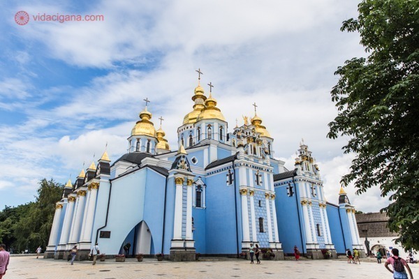 O que fazer em Kiev: O interior do pátio do Mosteiro
