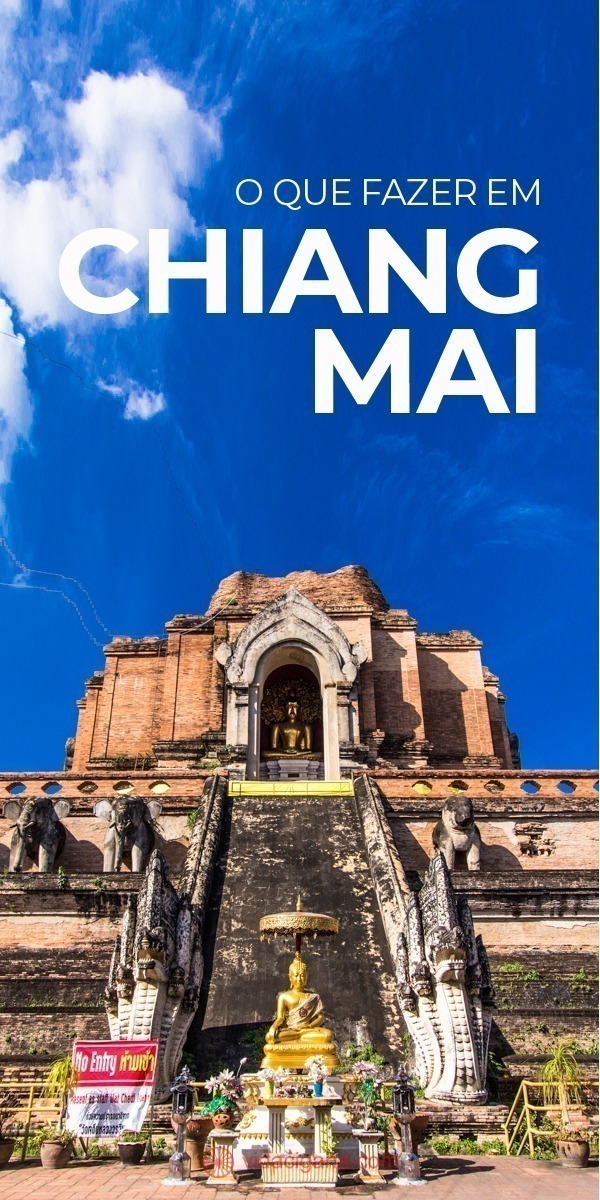O que fazer em Chiang Mai: Muralha de Chiang Mai, Wat Chedi Luang, Wat Phra Singh, Wat Chiang Man, Chiang Mai Arts and Cultural Center, Lanna Folklife Museum, Feira noturna da Rachadamnoen Road, Night Bazaar, Wat Phra That Doi Suthep
