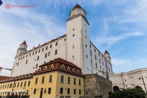 Vista do Castelo de Bratislava