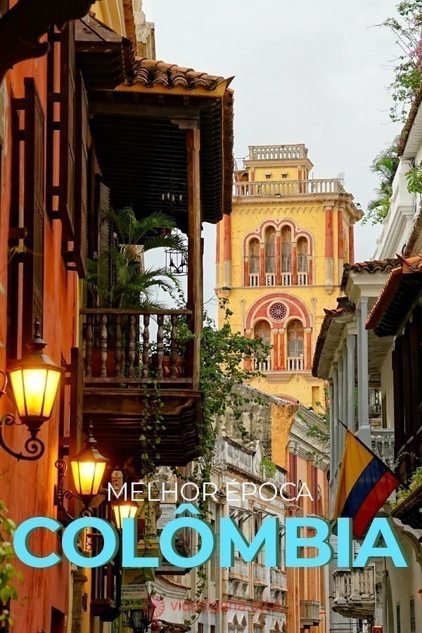 melhor época colômbia. como é o clima na Colômbia, as temperaturas, os períodos de chuva, a alta e a baixa temporada e qual a melhor época para viajar para suas principais regiões turísticas: Bogotá Cartagena Medellín San Andrés