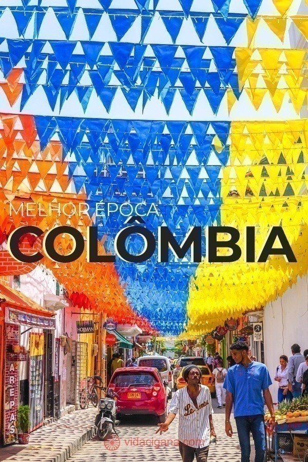 O clima na Colômbia é tropical em todo o seu território. O país conta com praias do Caribe e montanhas nevadas, florestas e desertos que fazem com que o clima de cada uma de suas regiões seja único. Para descobrir qual a melhor época para viajar para a Colômbia o turista deve analisar quais cidades e regiões entrarão em seu roteiro, pois cada uma terá seu período ideal distinto.