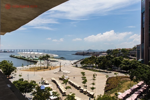 O que fazer no Rio: a vista do mirante do MAR