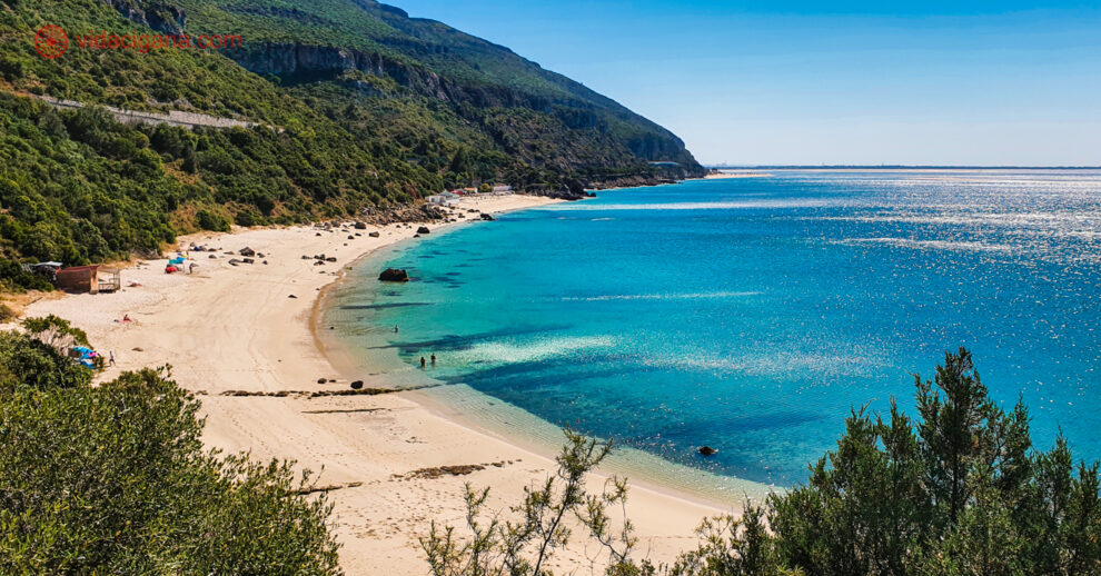 Melhores praias de Portugal, mapa de Portugal de praia do mapa (Sul da  Europa - Europa)