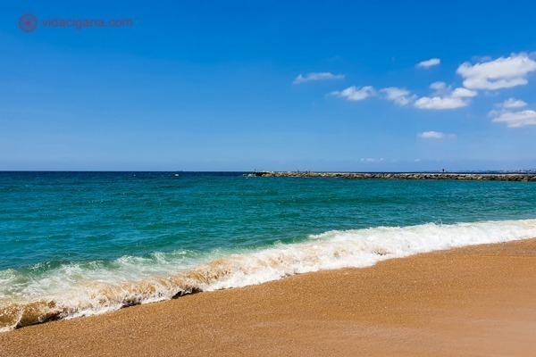 Praia do Tarquínio-Paraíso, com areias marrons