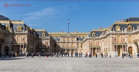 Onde ficar em Paris: a fachada do Palácio de Versailles