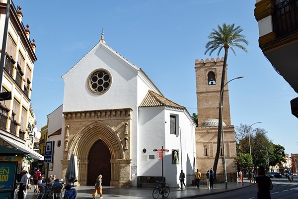 A Igreja de Santa Catalina no bairro de mesmo nome