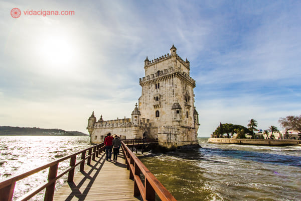 imagem da Torre de Belem uma das melhores respostas para o que fazer em Belém, Lisboa
