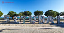 o que fazer em setúbal - foto do letreiro com o nome da cidade