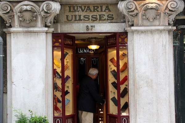 Foto da fachada da Luvaria Ulisses