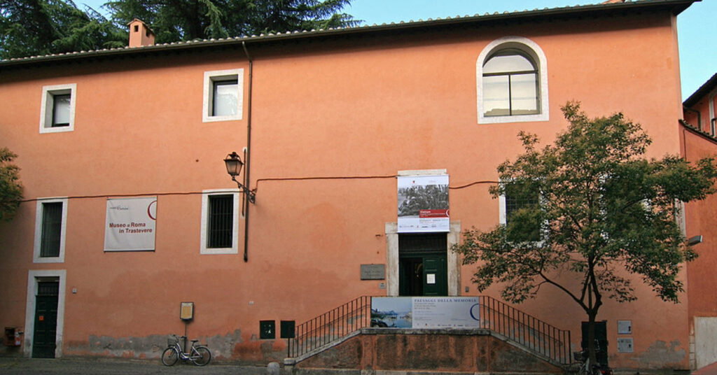 Fachada do Museu de Roma em Trastevere. 