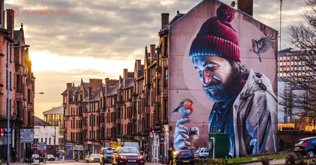 Arte de rua de Glasgow.