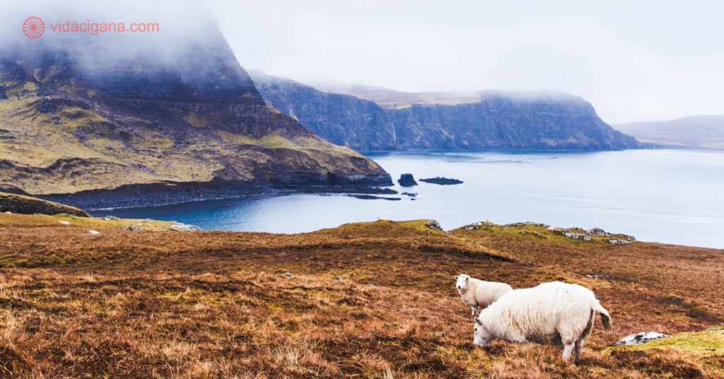 O lindo e dramático cenário da Ilha de Skye