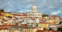 Parte da cidade de Lisboa vista de cima, conheça nosso roteiro de 1 dia por suas atrações.