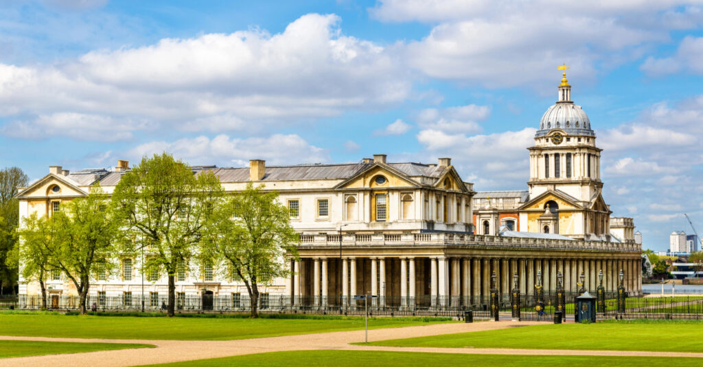 Prédio do National Maritime Museum, no Greenwich Park, em Londres. 